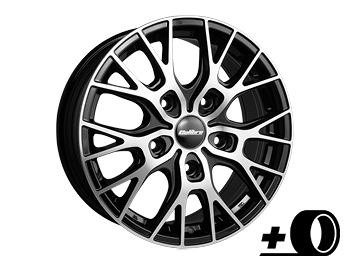 Calibre Crusade 18" Black & Polished 5x160 Alloy Wheels & Tyres